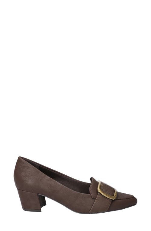 Easy Street Amber Pointed Toe Pump In Brown