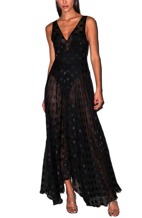 Silk Dot Gown