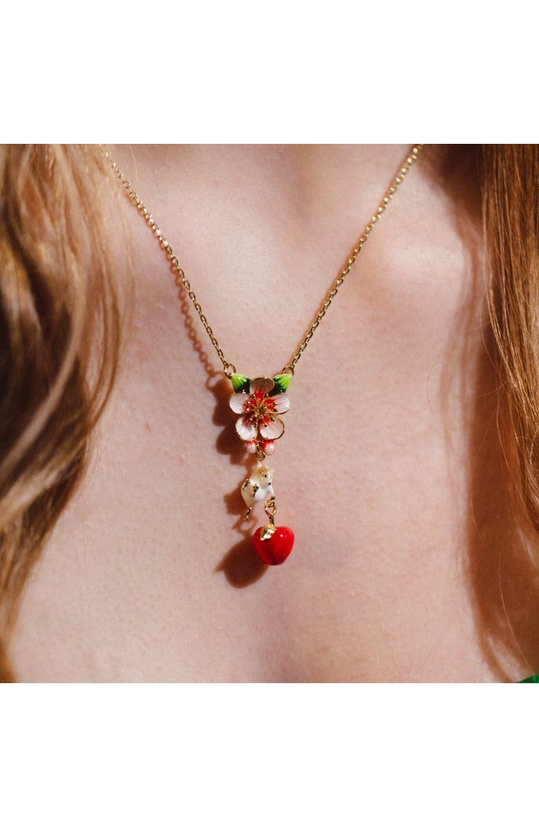 Bill Skinner Studio Apple & Mouse Blossom Pendant, Alternate, color, Apple And Mouse