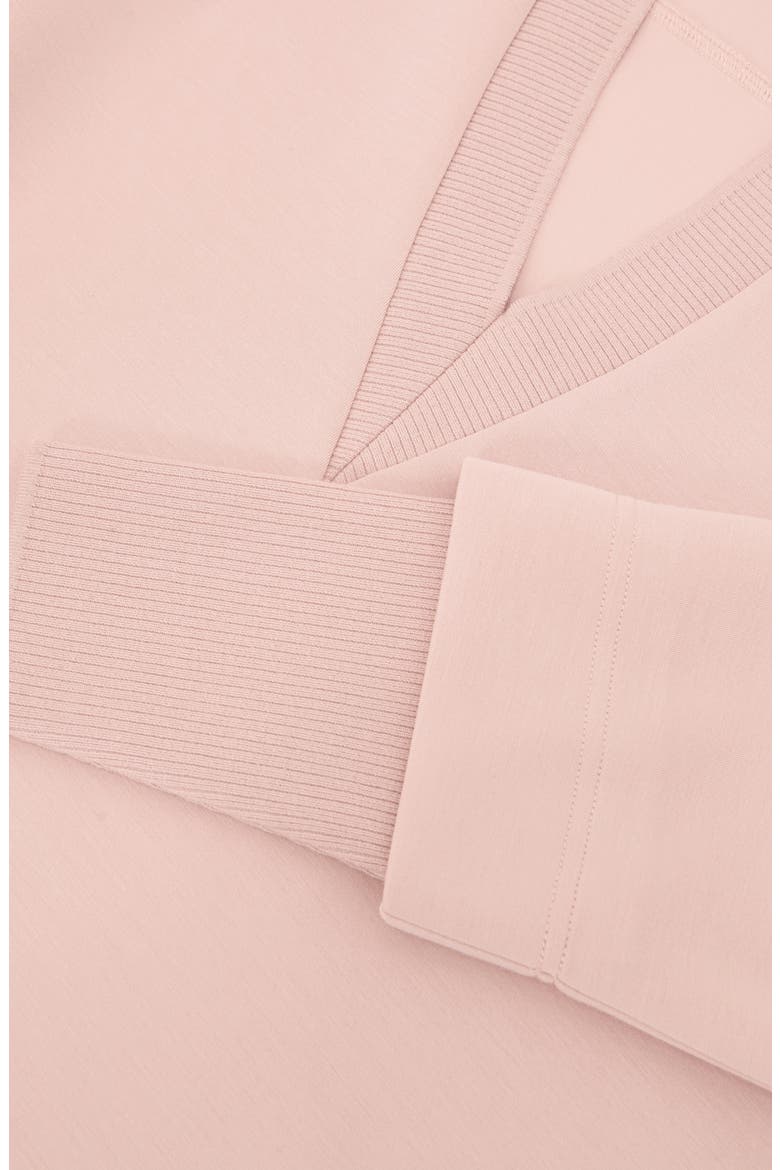 Bernie Johnny Collar Sweatshirt, Alternate, color, PALE PINK
