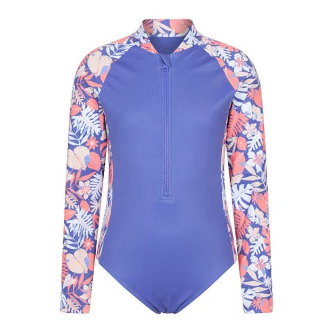 Childrens/Kids Mira Floral Rash Guard