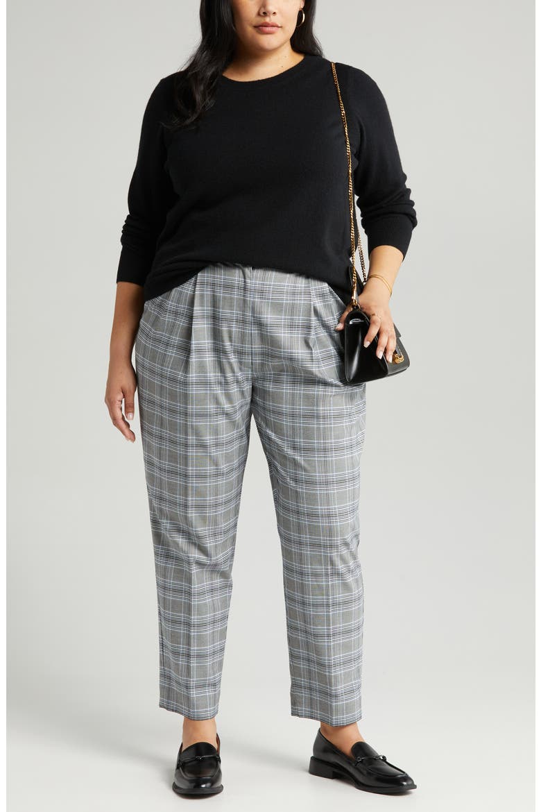 Cashmere Crewneck Sweater, Main, color, BLACK