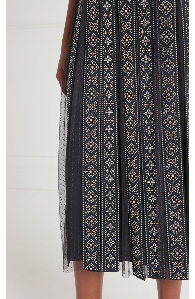 Temperley London Gallantry Midi Dress, Alternate, color, Black