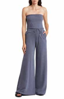 GO COUTURE Strapless Tube Jumpsuit