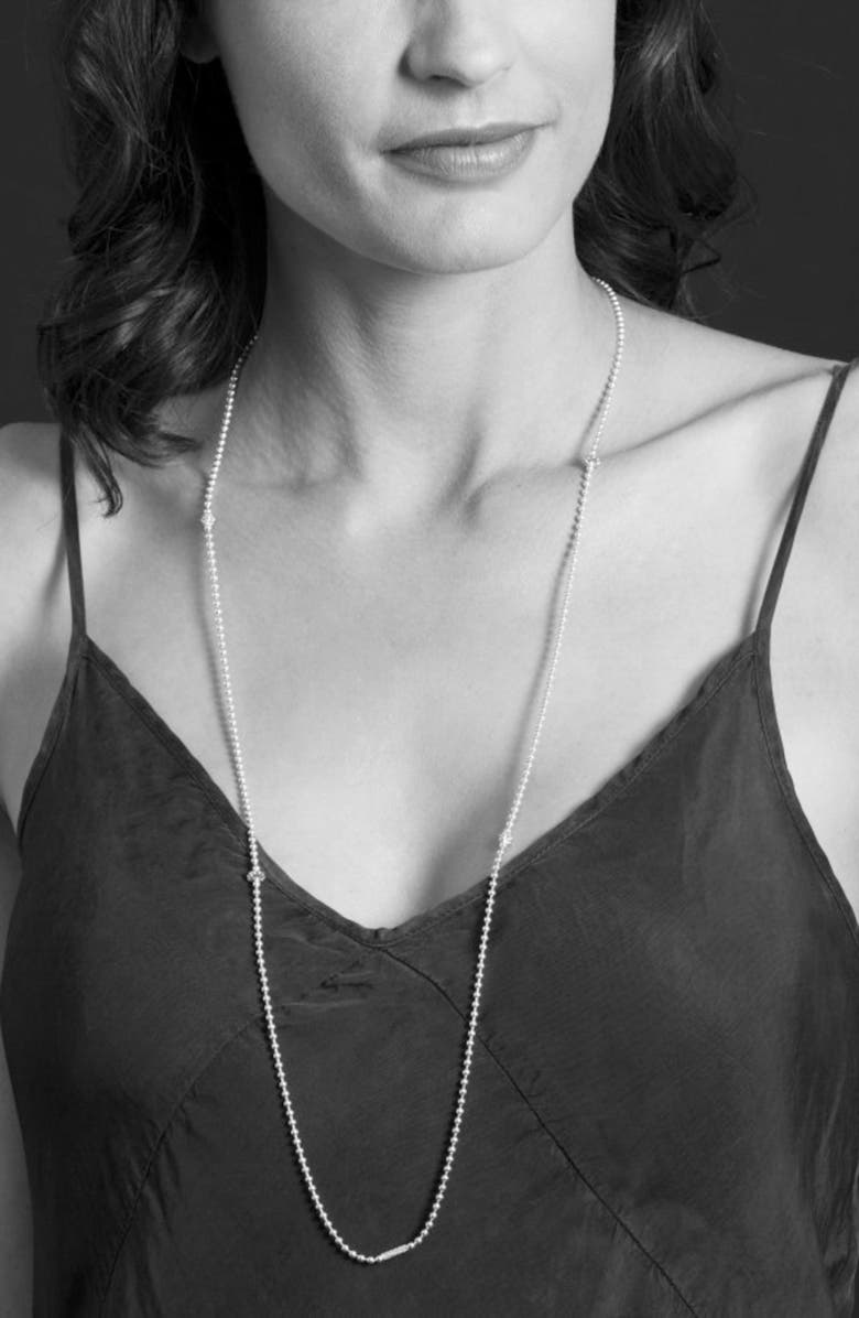 LAGOS 'Caviar Icon' Strand Necklace, Alternate, color,