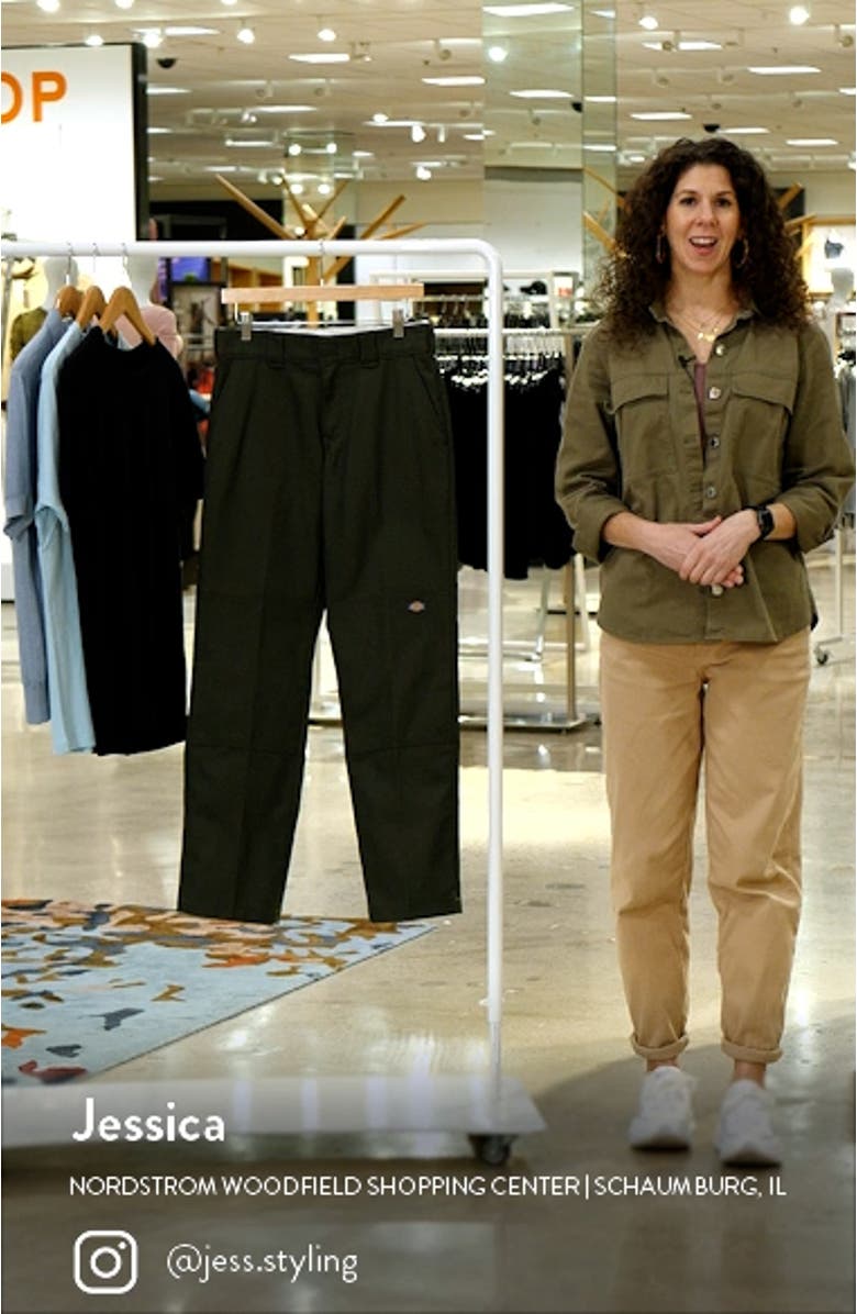 Flat Front Double Knee Pants, sales video thumbnail