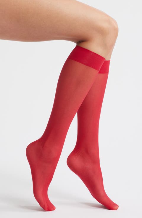 Sheer Knee High Socks