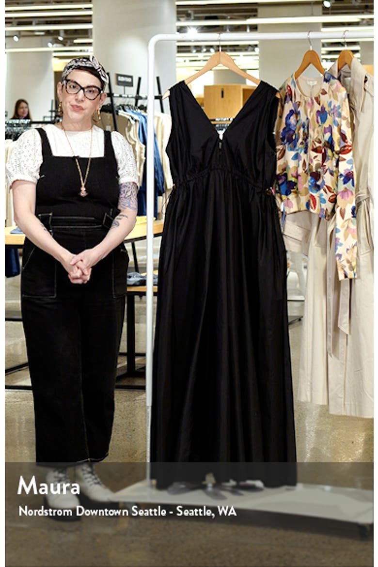 Ruched Maxi Dress video