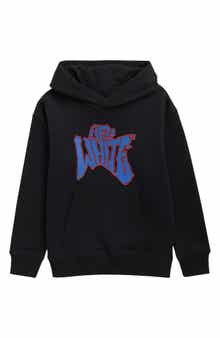 Kids' Graffiti Logo Cotton Hoodie