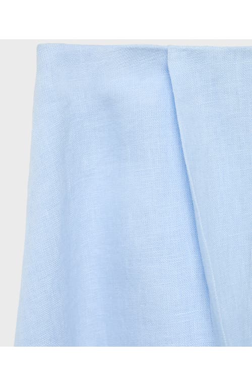 Shop Mango Pleated Linen Maxi Skirt