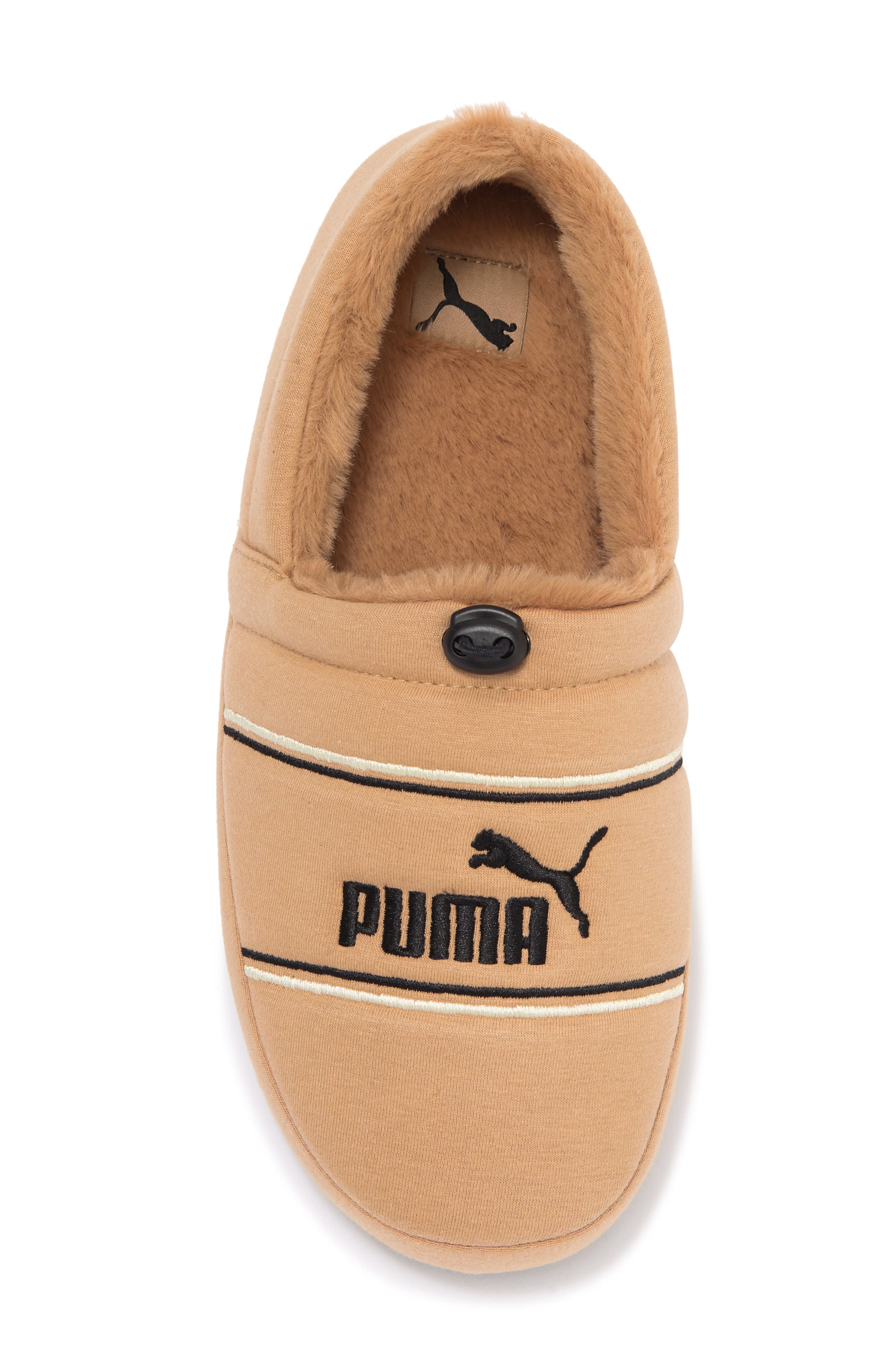 PUMA Tuff Moc Jersey Faux Fur Lined Slipper, Alternate, color, 
