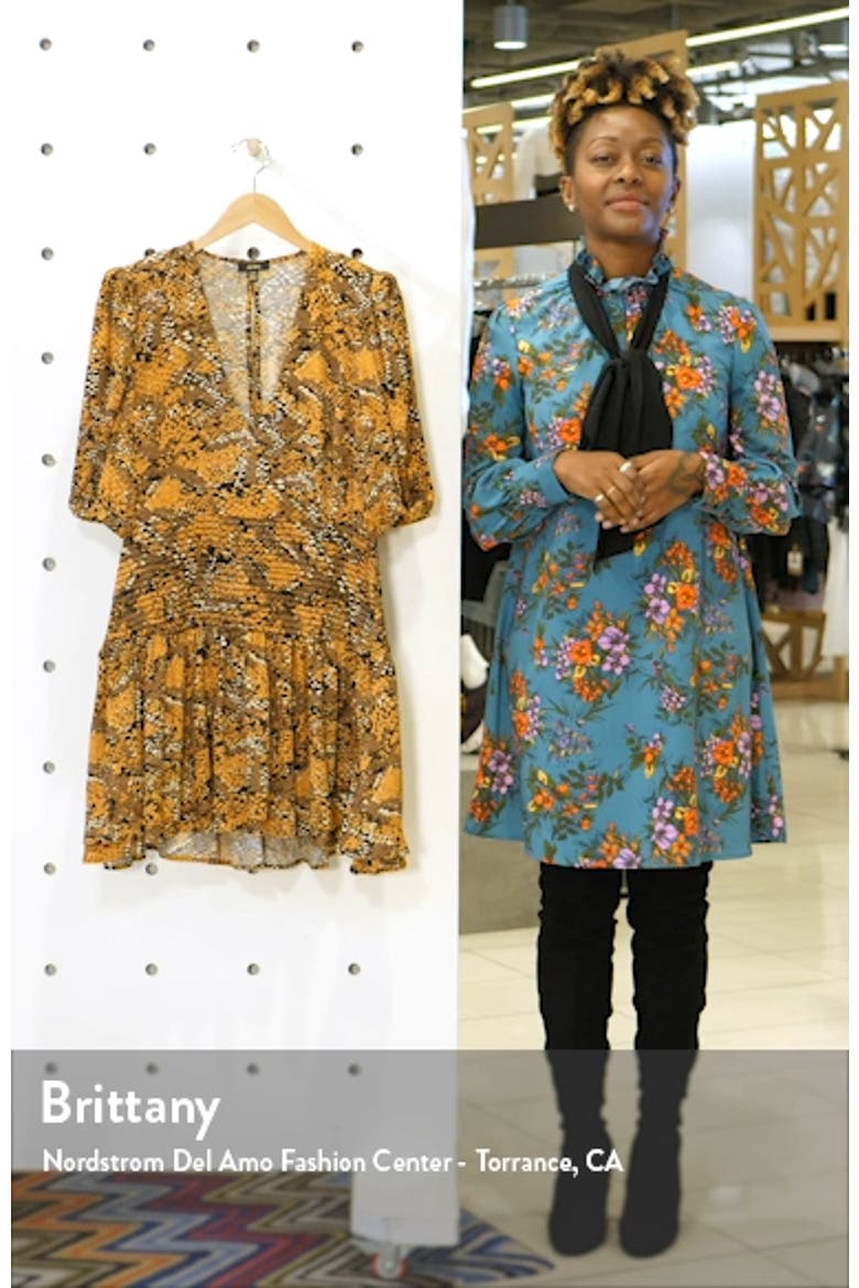 Camilla Floral Print Minidress video