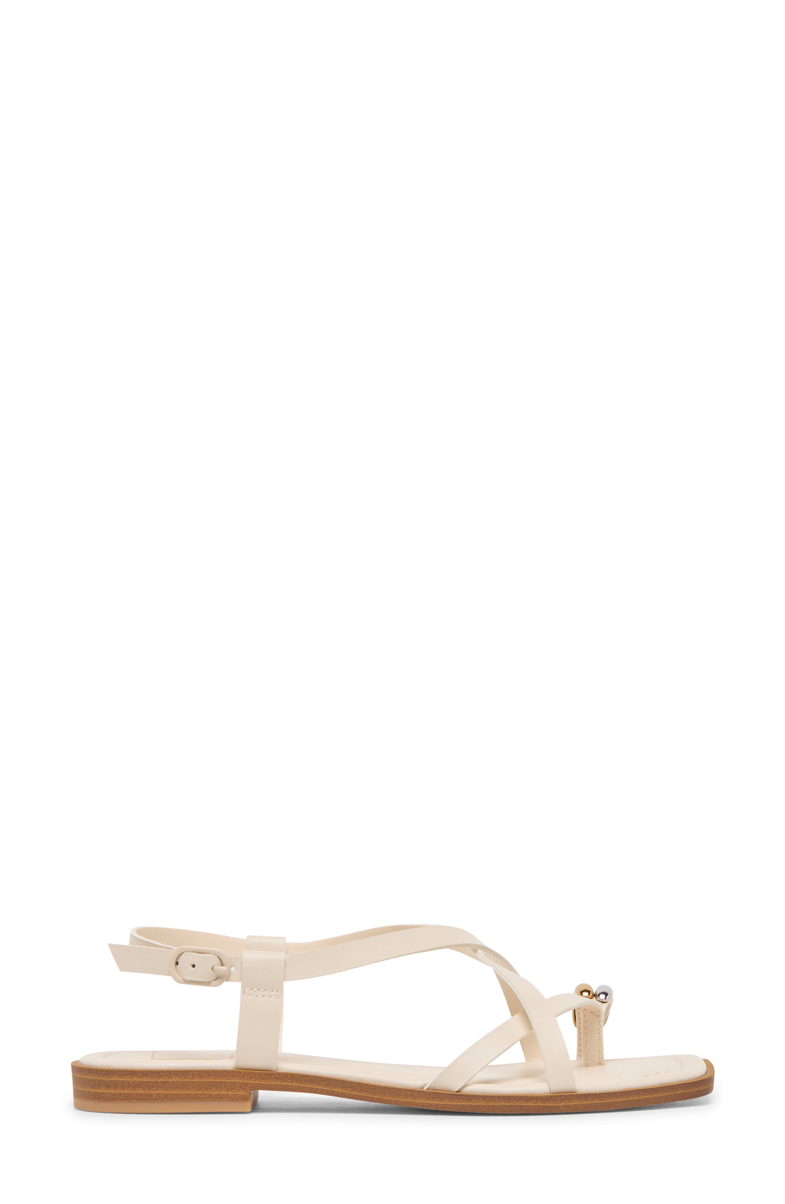 Dolce Vita Idalis Toe Loop Sandal, Alternate, color, Ivory Stella