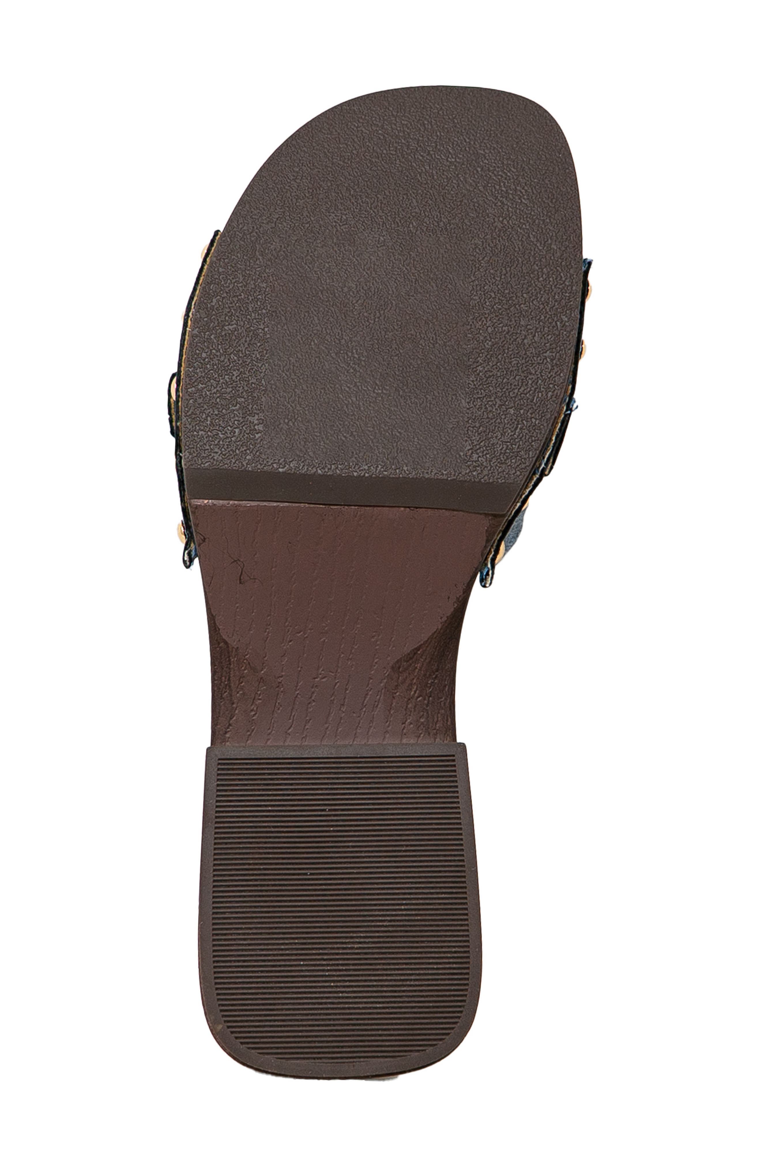 Slide Sandal, Alternate, color, DENIM