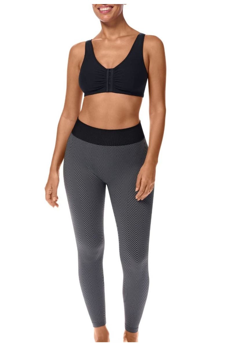 Amoena Liane Leggings, Alternate, color, Black/Grey