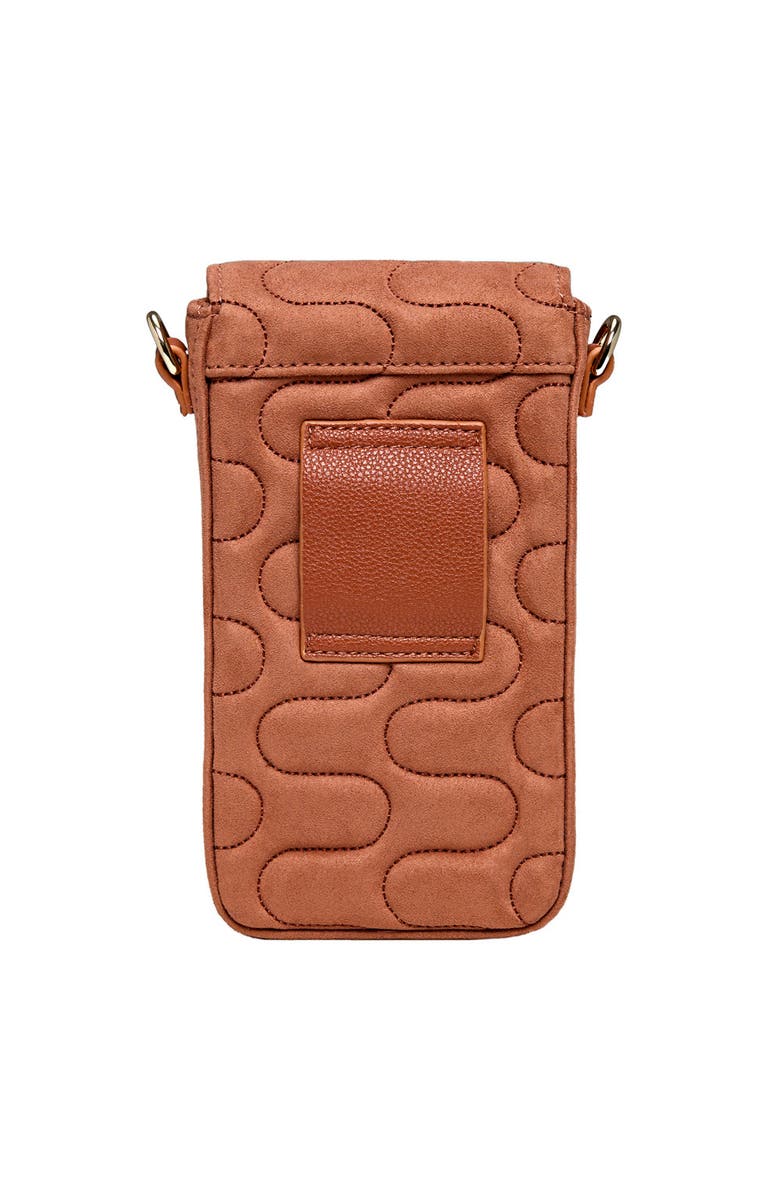WOLF Mimi Swirl Phone Bag, Alternate, color, Nutshell Brown