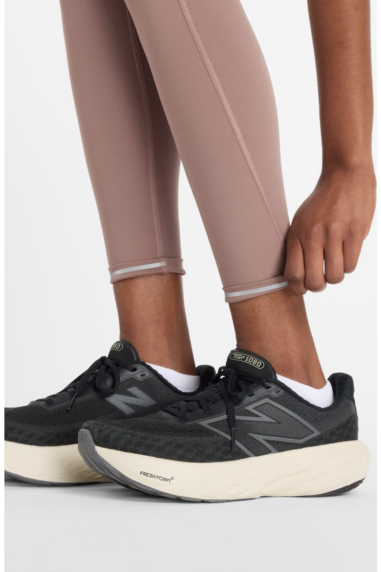 RC Performance High Waist Leggings, Alternate, color, BROWN