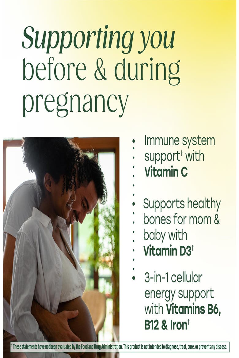 Baby and Me 2 Prenatal Multivitamin with DHA Choline and Methylfolate 90 Capsules, Alternate, color, None
