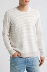 rag & bone Harvey Stripe Cotton Blend Sweater