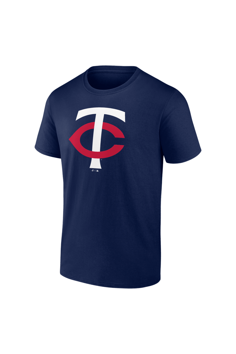 Men's Logo Athletic Navy Minnesota Twins Official Logo T-Shirt, Alternate, color, Navy