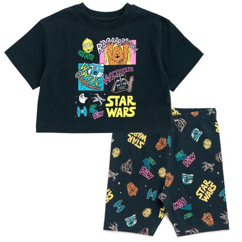 T-Shirt & Bike Shorts Set