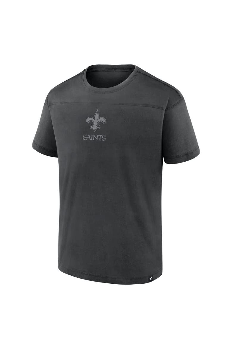 Men's Fanatics Black New Orleans Saints Mini Tonal T-Shirt, Alternate, color, Black