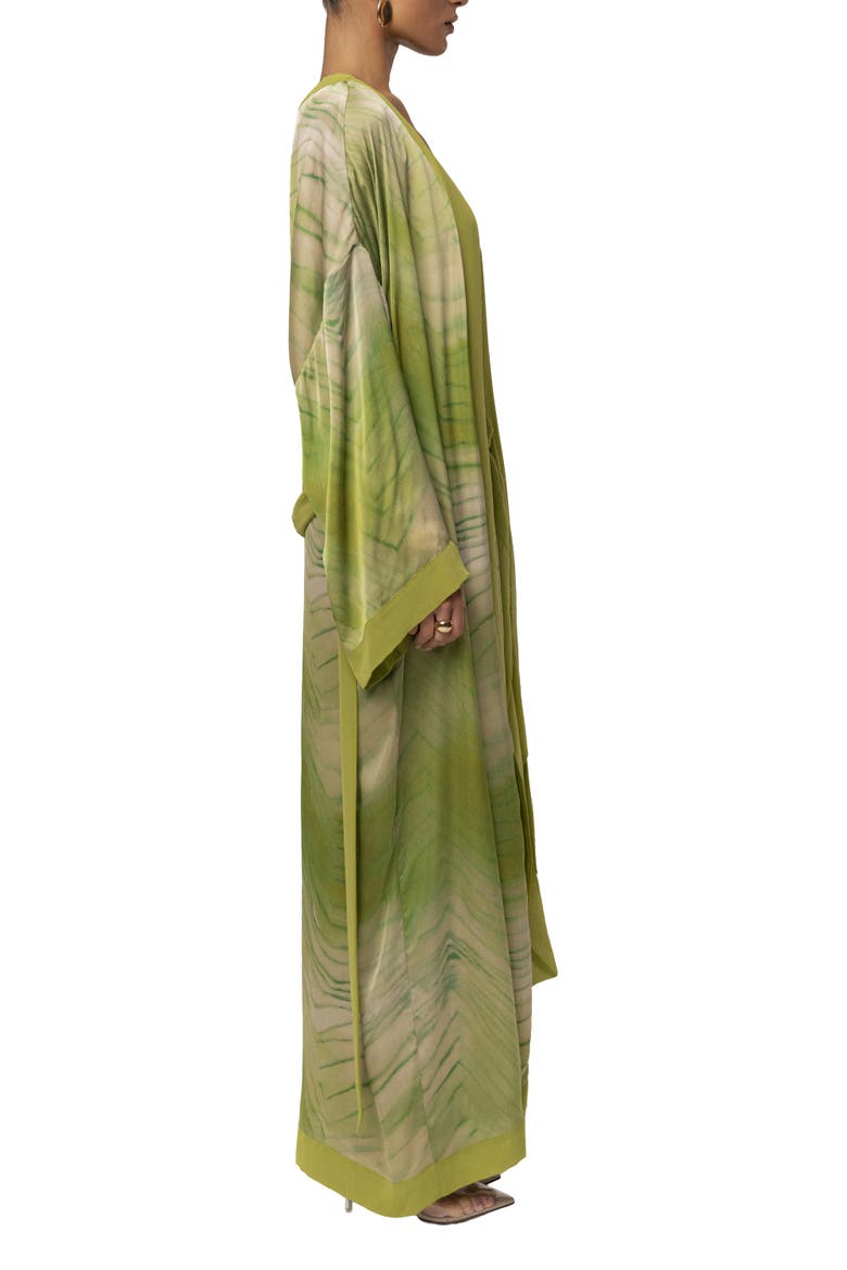 Bahía Satin Duster, Alternate, color, Green