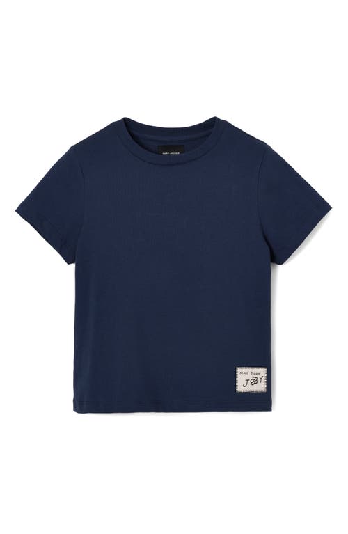 Marc Jacobs Stinky Flower Graphic T-shirt In Blue