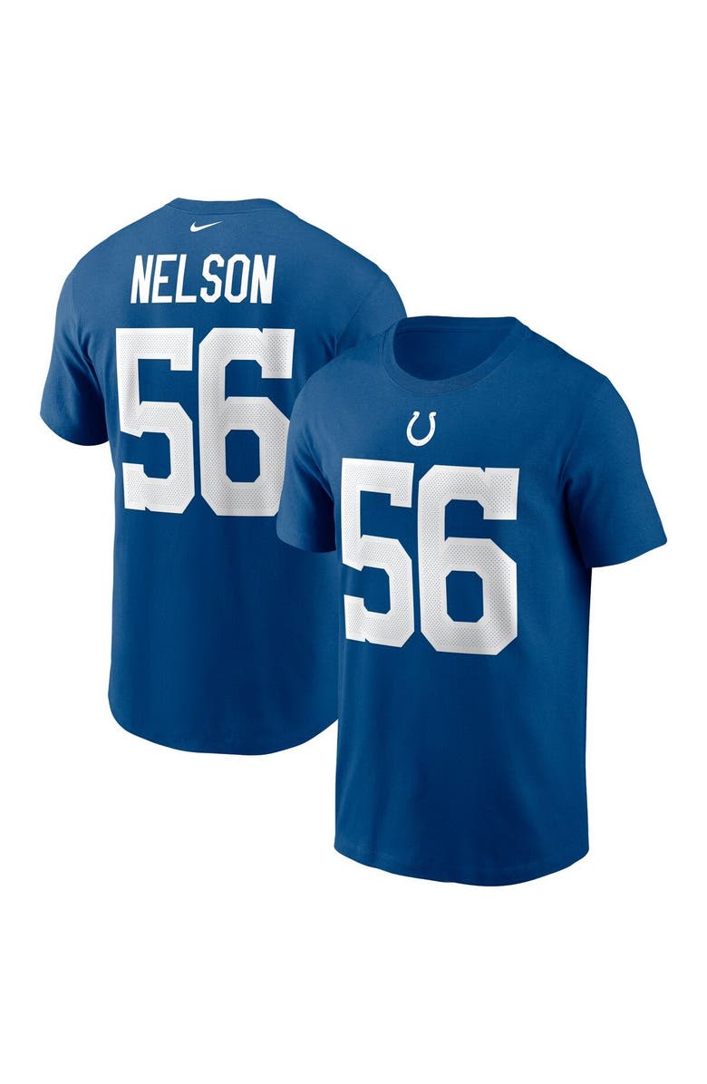 Nike Men's Nike Quenton Nelson Royal Indianapolis Colts Name & Number T-Shirt, Alternate, color, 