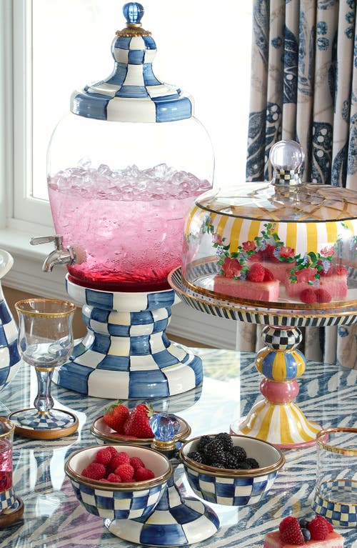 Mackenzie-childs Royal Check Triplicity In Blue