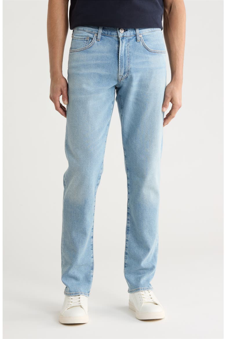 Gage Slim Straight Leg Jeans, Main, color, LIGHT WASH