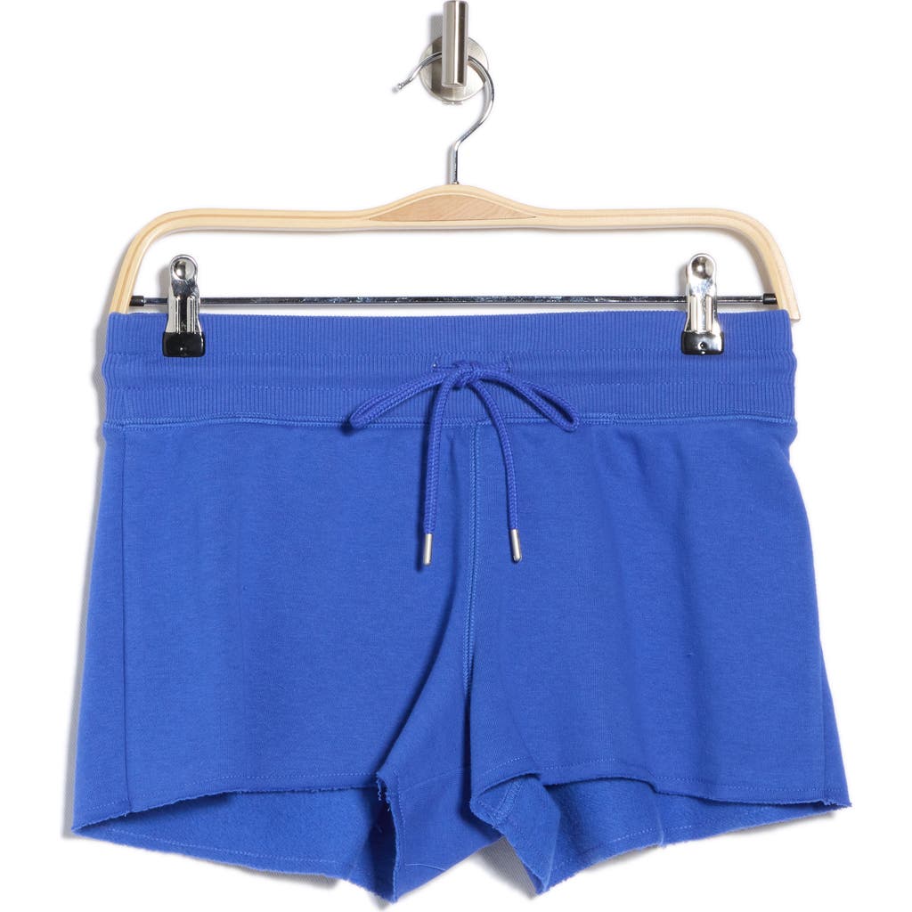 Abound Tie Waist Fleece Shorts In Blue Dazzle