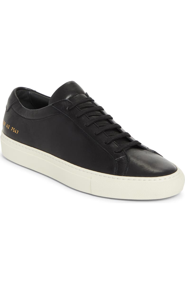 Common Projects Achilles Sneaker, Main, color, Black