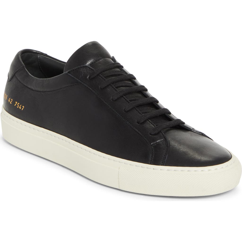 Common Projects Original Achilles Leather Sneakers In Black
