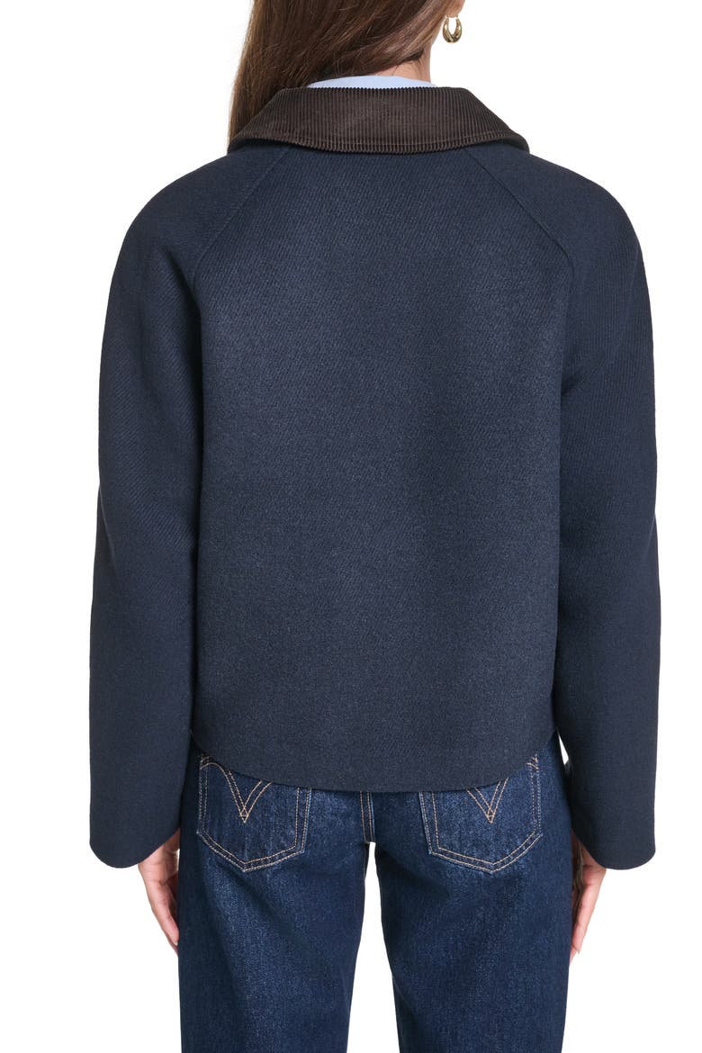 Zip Front Jacket, Alternate, color, NAVY