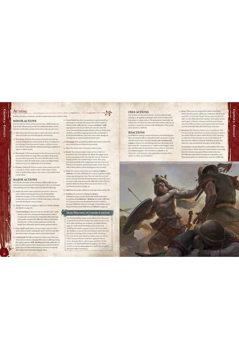 RPG Hardcover Book, Alternate, color, Multicolored