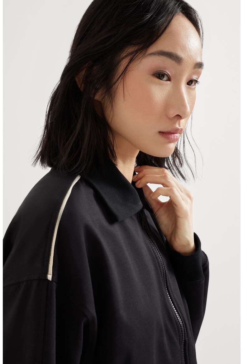 Interlock sweatshirt, Alternate, color, Black