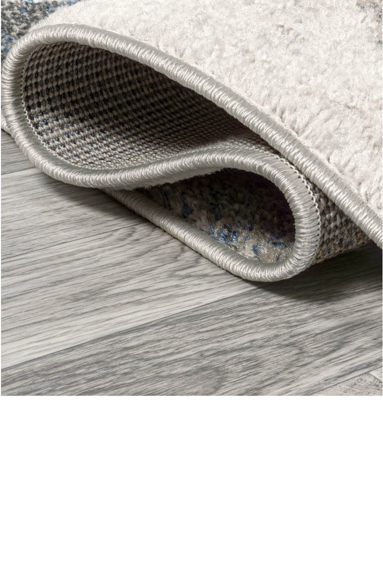 JONATHAN Y Petalo Abstract Two-Tone Modern Area Rug, Alternate, color, Gray/Cream