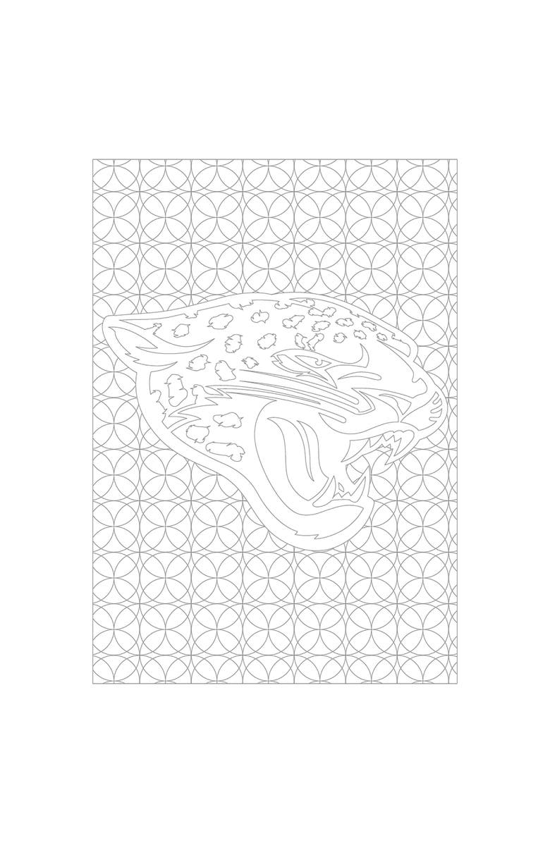 Sportszone In the Sports Zone NFL Adult Coloring Book, Jacksonville Jaguars, Alternate, color, Multicolored