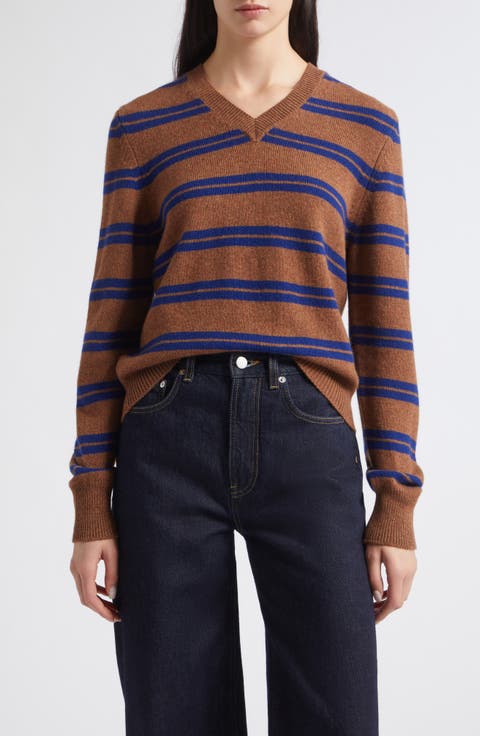 Sligo Shrunken Lambswool V-Neck Sweater