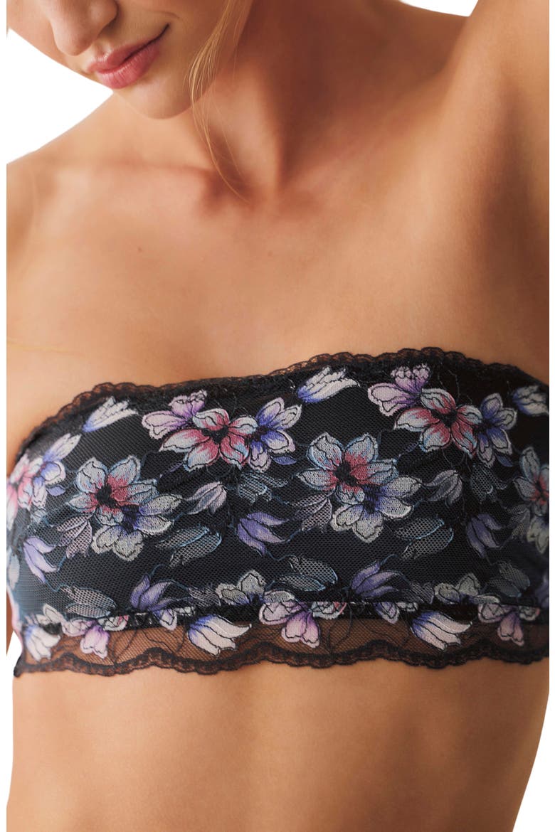 Intimately FP Printed Lace Bandeau Bralette, Alternate, color, NIGHT BLOOM COMBO