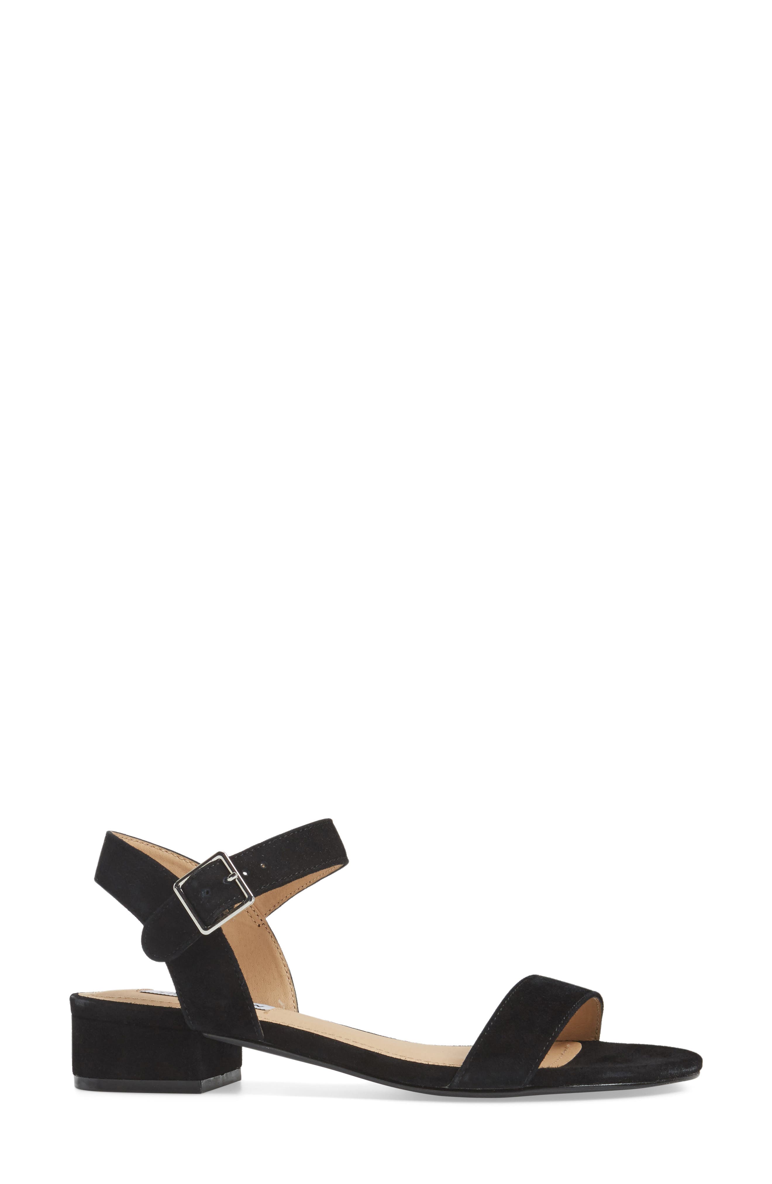 Cache Sandal, Alternate, color, BLACK SUEDE