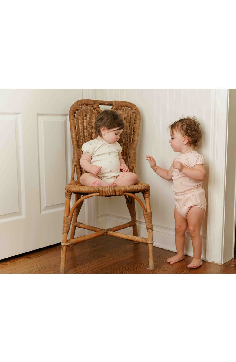 Ely's & Co. Embroidered Collection - Romper, Alternate, color, Pink Tulip