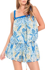FLYING TOMATO Print 2-Piece Camisole & Shorts Set
