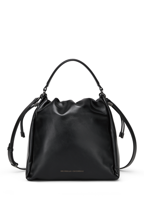 BRUNELLO CUCINELLI BRUNELLO CUCINELLI SOFT LEATHER MELLOW BUCKET BAG