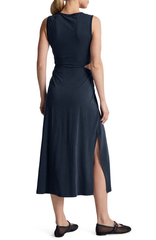 BEYOND YOGA BEYOND YOGA AROUND THE WORLD FRONT TWIST MIDI DRESS 