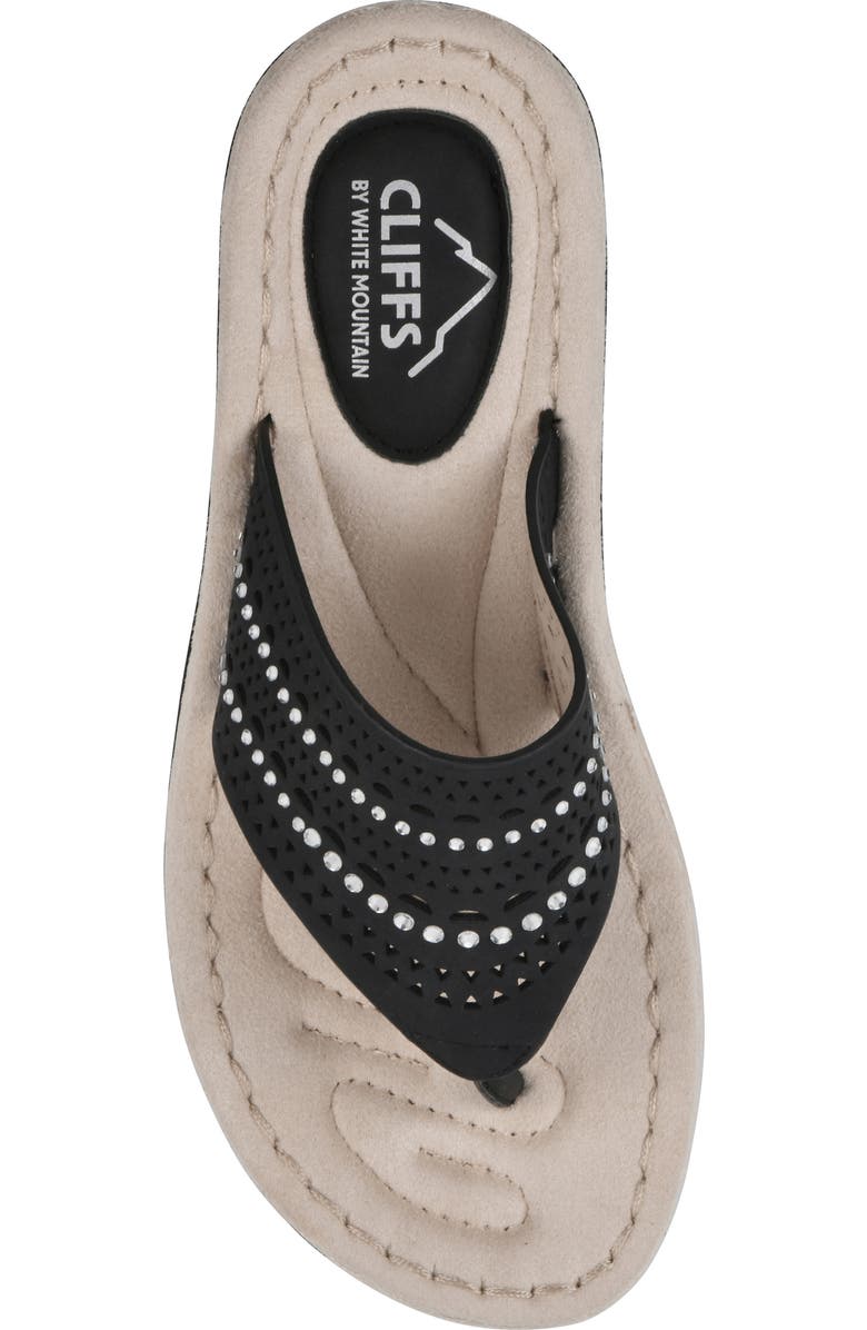 CLIFFS BY WHITE MOUNTAIN Comate Wedge Sandal, Alternate, color,