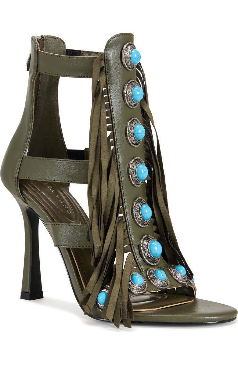 AZALEA WANG Sumac Sandal, Main, color, Green