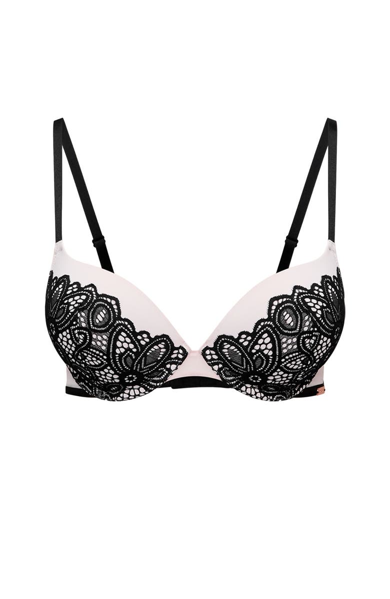 Adore Me Dara Add 2 Cups Plunge Bra, Alternate, color, Black