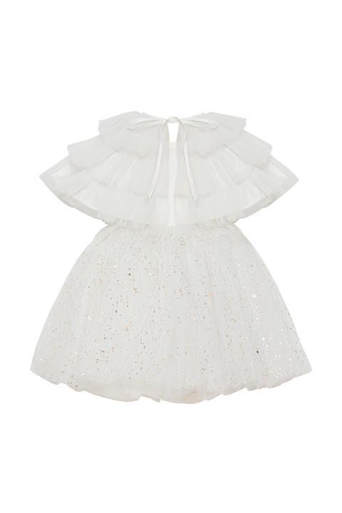 Sleveless Sparkle Tulle Dress Set (Toddler, Little Kid & Big Kid)